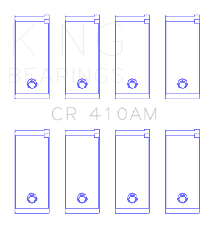 King Engine Bearings Ford 105E/107E/109E/G2/J3E/2737E/3036E Connecting Rod Bearing Set
