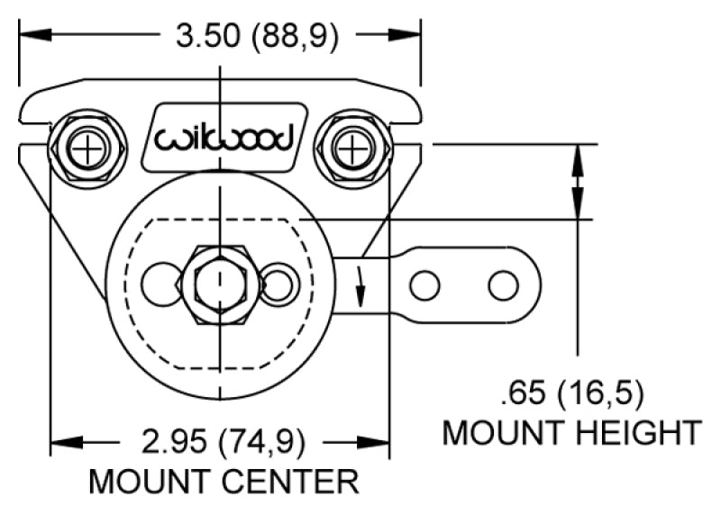 Wilwood Caliper-Polished 1.62in Bore .81in Disc