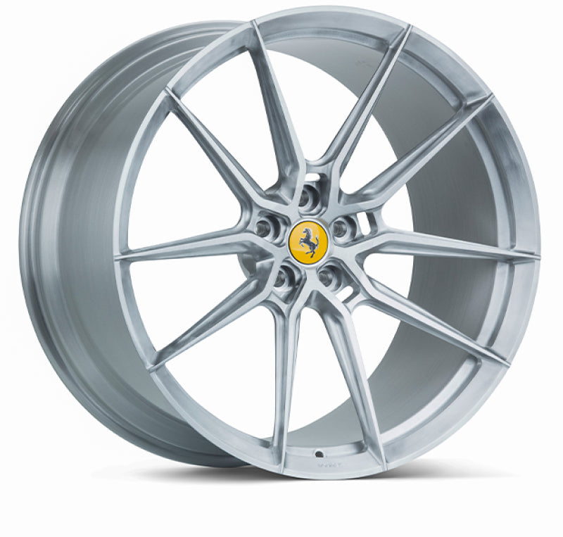 Vossen x Novitec NF9 22x12in - 5x114.3 BP - ET33 - Brushed Gloss Clear Ferrari 488 / F8 Rear Wheel