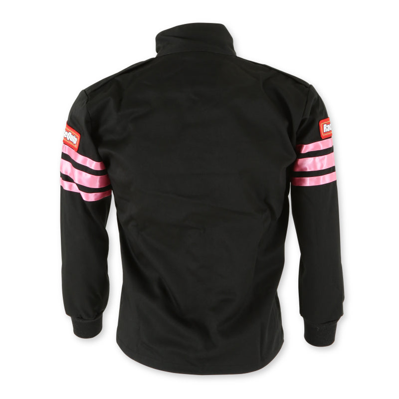 RaceQuip Pink Trim SFI-1 JR. Jacket - Kids Large