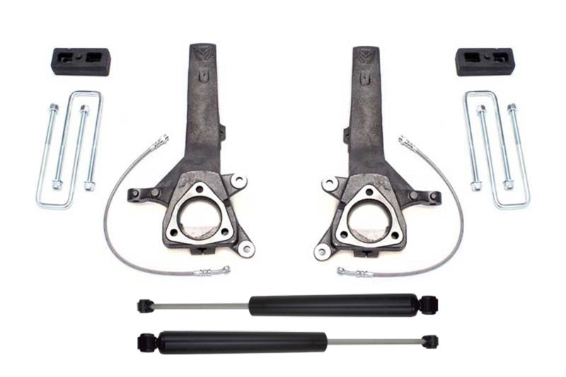 MaxTrac 04-18 Nissan Titan 2WD 4in/2in MaxPro Spindle Lift Kit w/MaxTrac Shocks