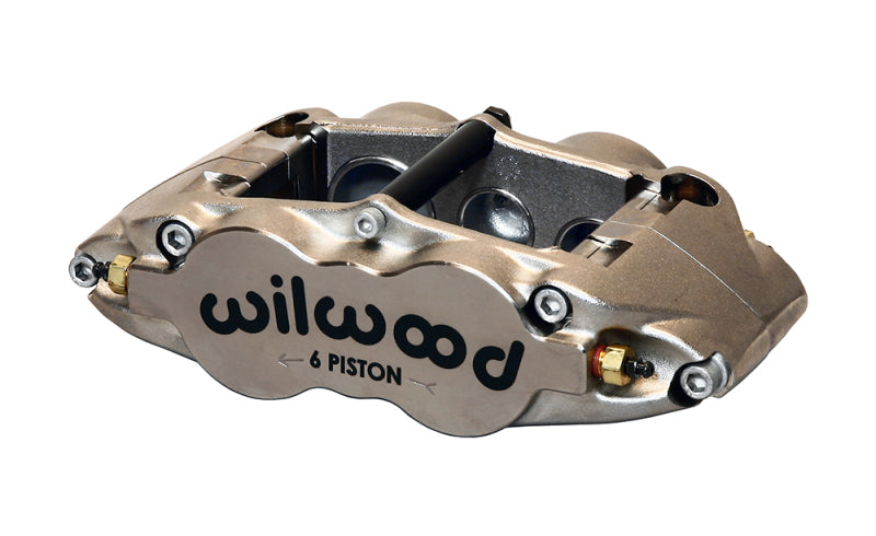 Wilwood Caliper-Narrow Superlite 6R-RH - Nickel 1.62/1.12/1.12in Pistons 1.25in Disc