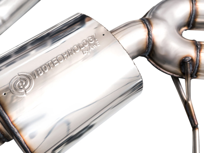 AWE Tuning 2022+ Porsche Macan 2.9TT Touring Edition Cat-Back Exhaust w/ Chrome Silver Tips