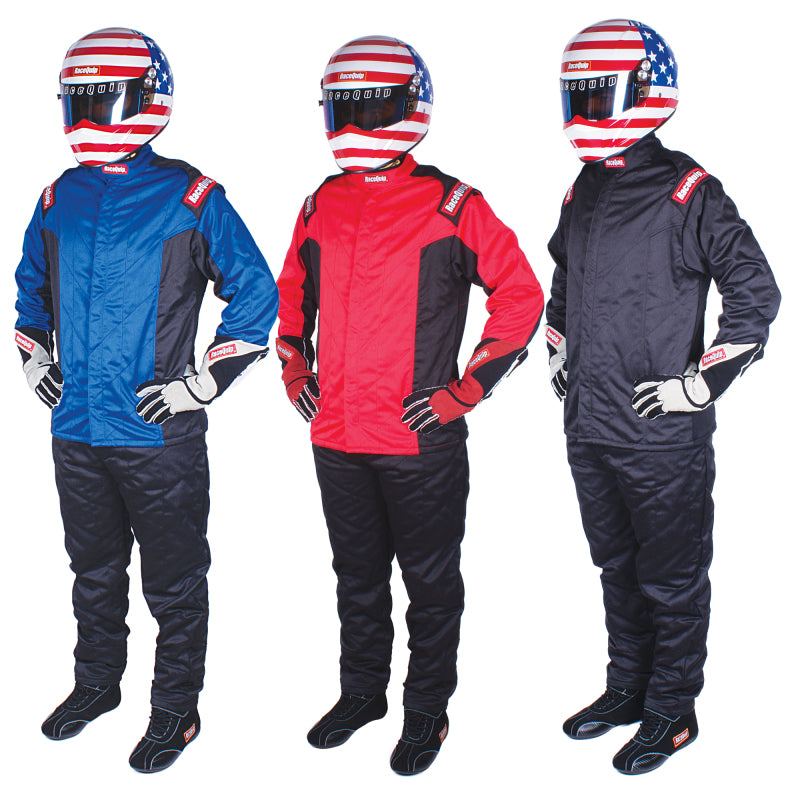 RaceQuip Black Chevron-5 Pants SFI-5 - Small