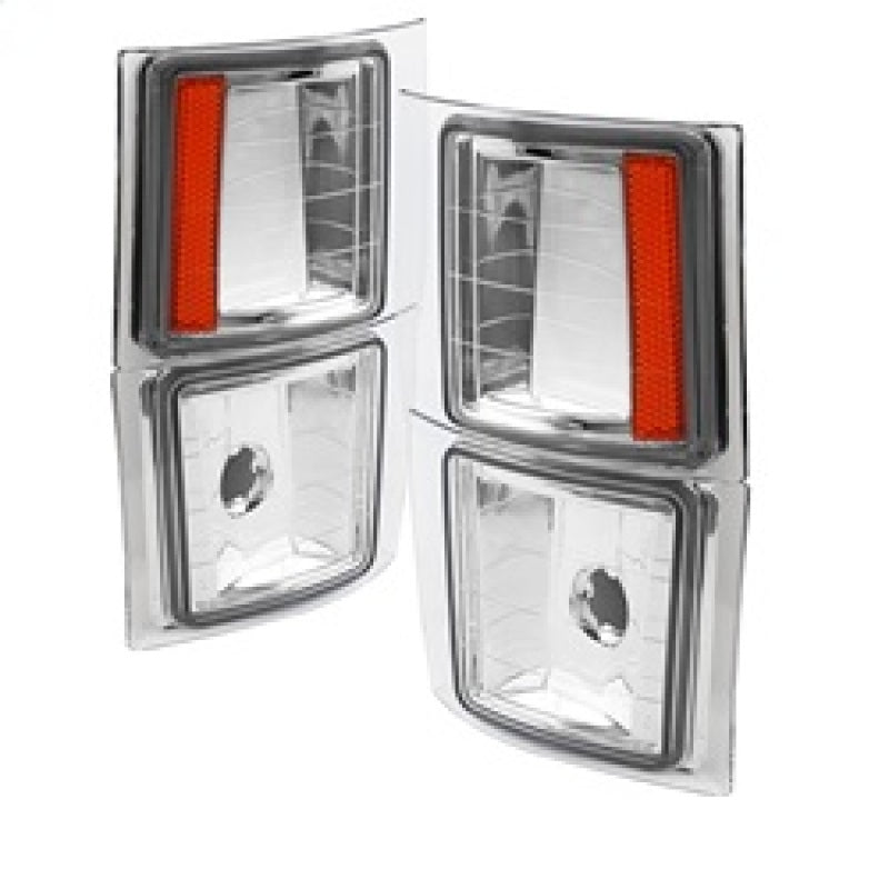xTune Chevy Suburban 94-98 4 pcs Corner Lights Smoked CCL-JH-CCK88-SM-AM