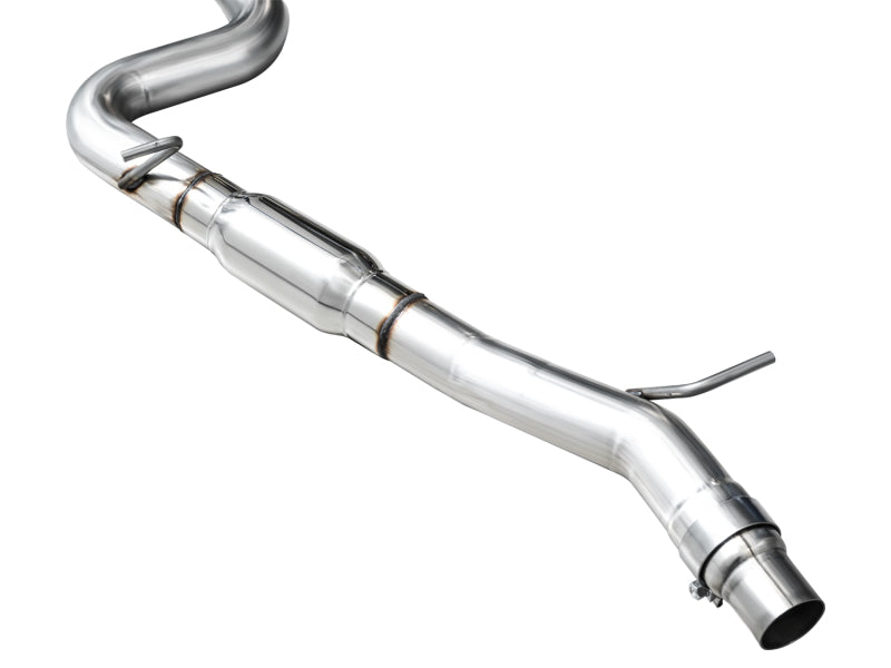 AWE Tuning MK8 Volkswagen Golf R 3in Touring Edition Quad Exhaust - Chrome Silver Tips