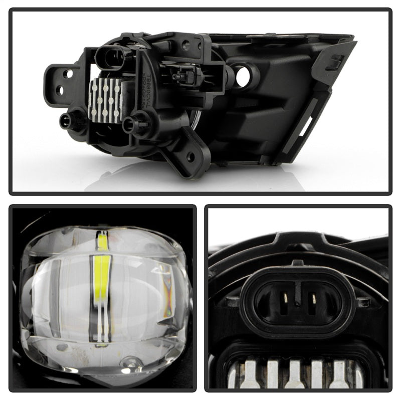 Spyder 21-23 Chevy TrailBlazer OEM Style LED Fog Lights w/ Universal Switch - Clear (FL-CTB21-LED-C)