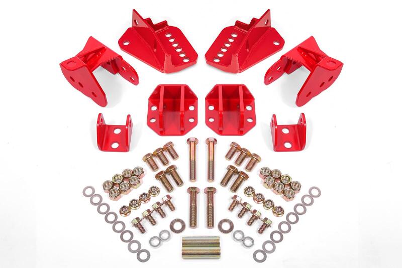BMR 64-72 GM A-Body Rear Coilover Conversion Kit - Red