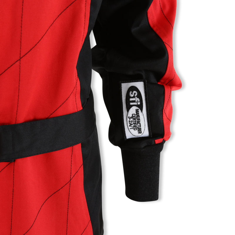 RaceQuip Red Chevron-1 Suit - SFI-1 Medium
