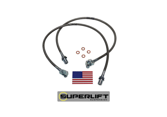 Superlift 71-78 GM Pickup/Blazer/Suburbanwith 8-12in Lift Kit (Pair) Bullet Proof Brake Hoses