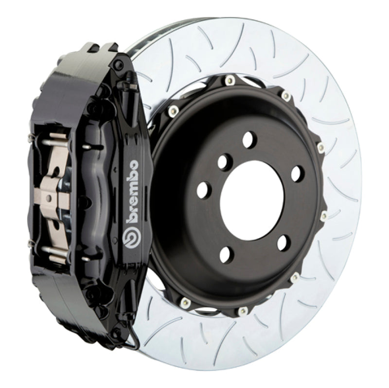 Brembo 03-08 SL500 Front GT BBK 6 Piston Cast 355x32 2pc Rotor Slotted Type3-Black
