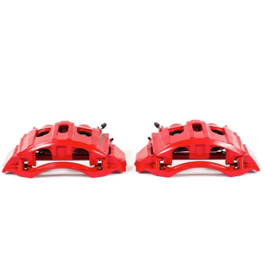 Power Stop 08-14 Ford E-150 Rear Red Calipers w/Brackets - Pair