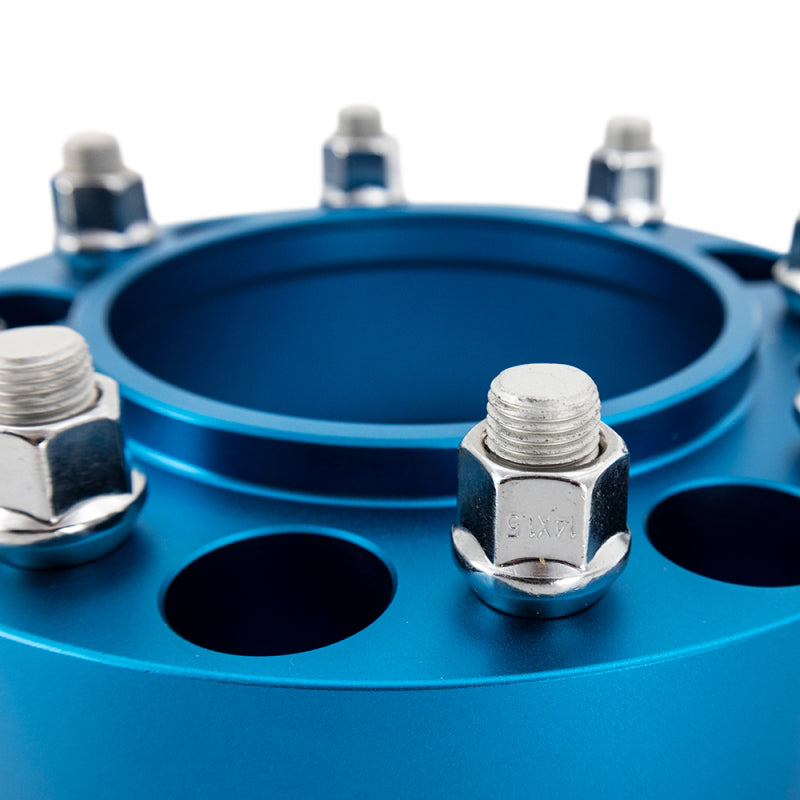 Mishimoto Wheel Spacers 8X165.1 121.3 50 M14 Blu