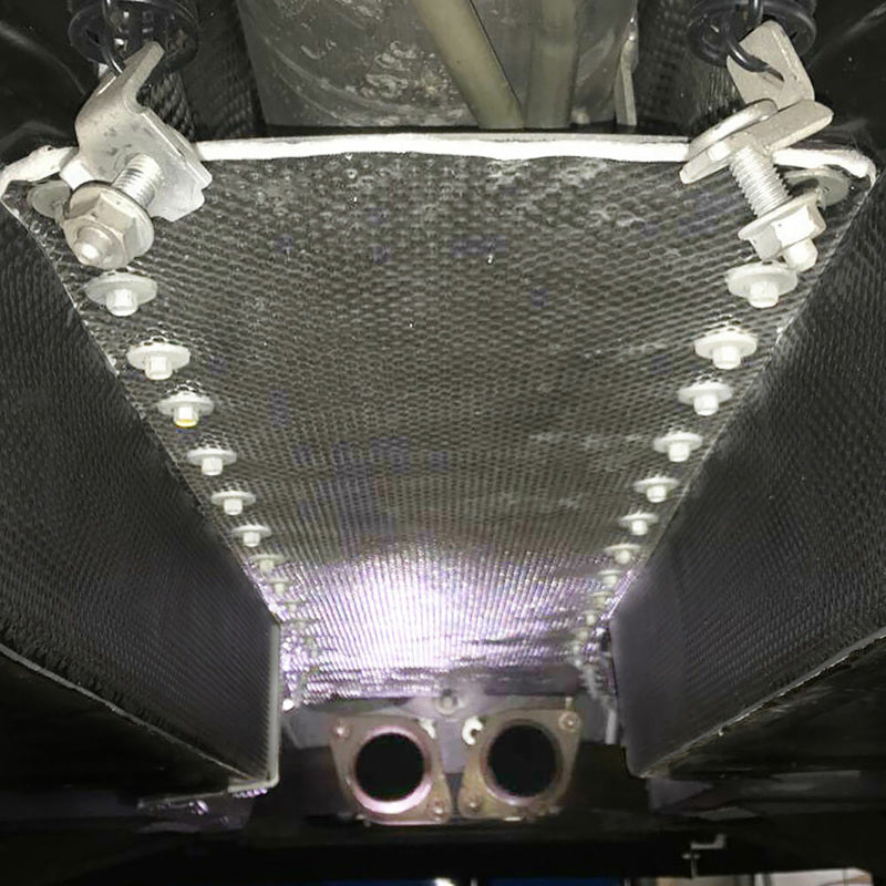 DEI Chevy Corvette C6 Transmission Tunnel Side Shield - 4pc