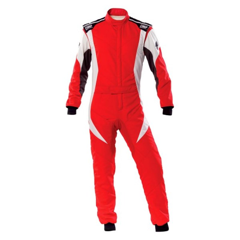 OMP First Evo Overall Red/White - Size 44 (Fia 8856-2018)