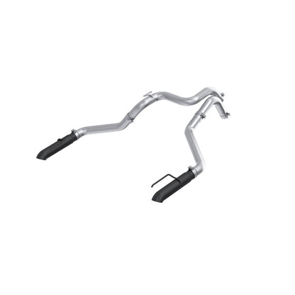 MBRP 24-25 Ford Ranger Raptor 3.0L 3in Dual Rear Turn-Down Axle Back Exhaust - Armor BLK Tips