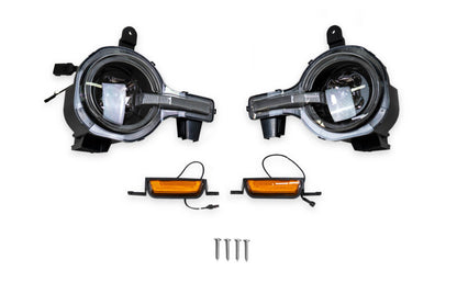 DV8 Offroad 2021-2025 Ford Bronco Black Headlights