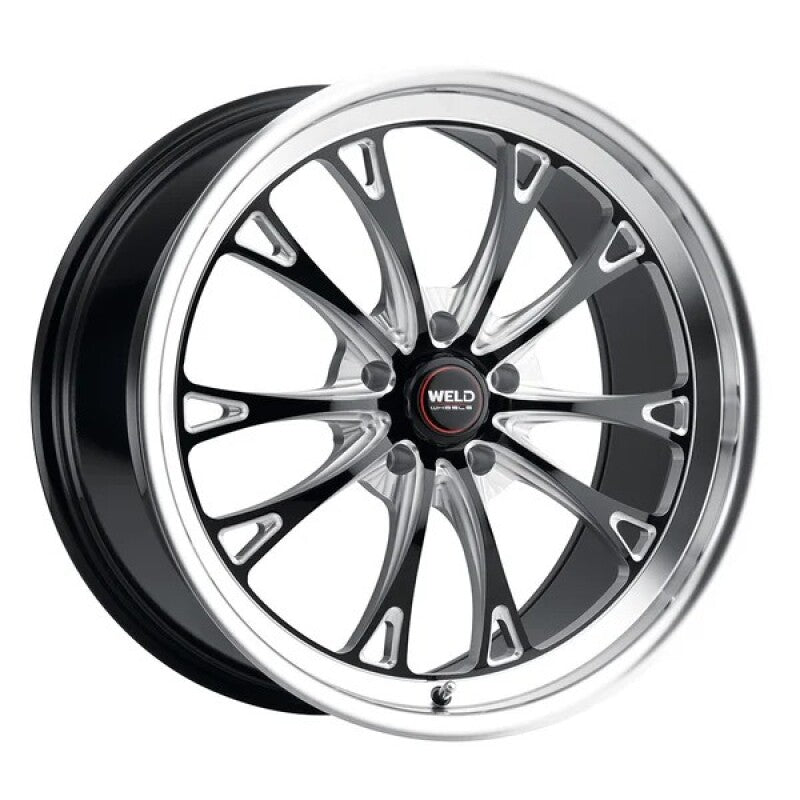 Weld S157 18X10 Belmont Drag 5X120 ET45 BS7.25 Gloss Black MIL Dia 78.1