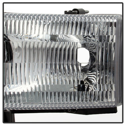 xTune Dodge Ram 1500 94-01 OEM Style Headlights w/ Corner Chrome HD-JH-DR94-OE-C