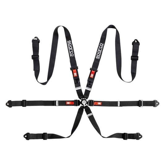 Sparco  BELT COMP H2 PD 6PT STEEL BLK