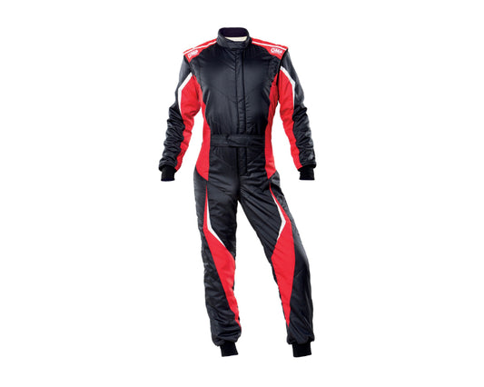 OMP Tecnica Evo Overall My21 Black/Red - Size 50 (Fia 8856-2018)