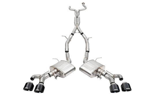 Corsa 22-25 Cadillac CT4 V Blackwing 3in Active Valve Cat-Back - 4.5in Black Tip
