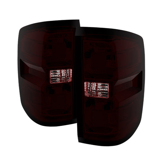 Xtune Chevy Silverado 2014-2016 OEM Style Tail Lights -Dark Smoked ALT-JH-CS14-OE-RSM