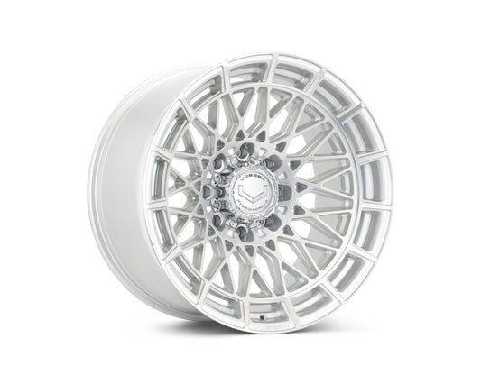 Vossen HFX-3 20x10 - 8x180 - ET18 - Super Deep Face - 124.3 - Silver Polished Wheel