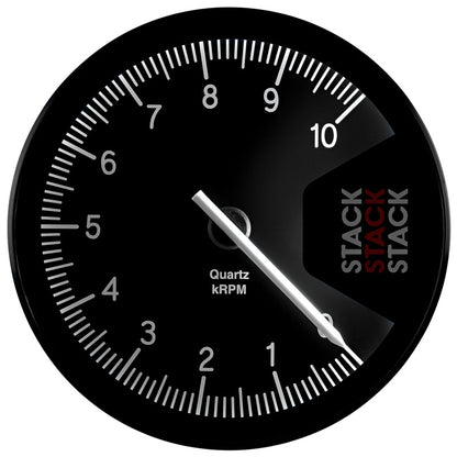 Autometer Stack Professional Action Replay 125mm 0-10K RPM Tachometer - Black