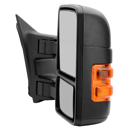 Xtune Ford Superduty 99-14 Manual Extendable Manual Adjust Mirror Amber- Right MIR-FDSD08S-MA-AM-R