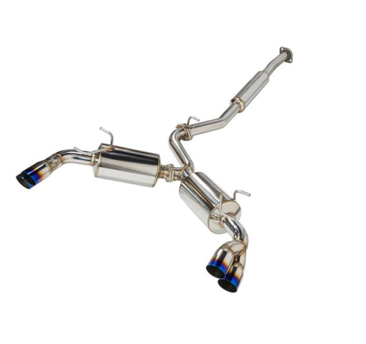 REMARK Sports Touring CatBack Exhaust, Toyota GR86 / Subaru BRZ 2022+, Burnt Stainless Tip