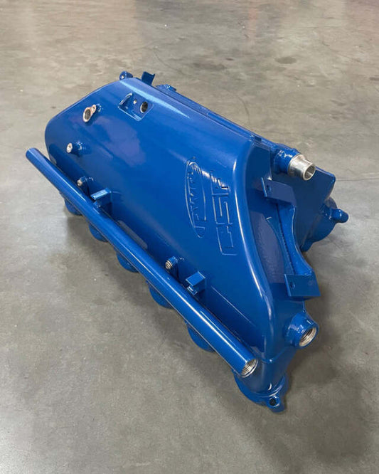 CSF BMW M2/M3/M4 S58 (G8X) Charge-Air Cooler Manifold - Santorini Royal Blue