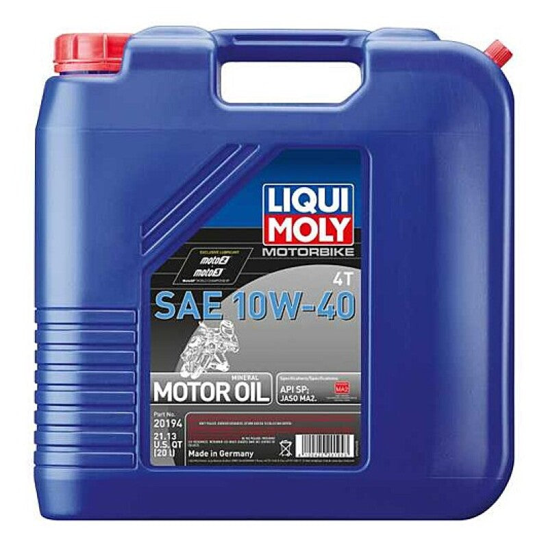 LIQUI MOLY 20L Motorbike 4T SAE 10W40