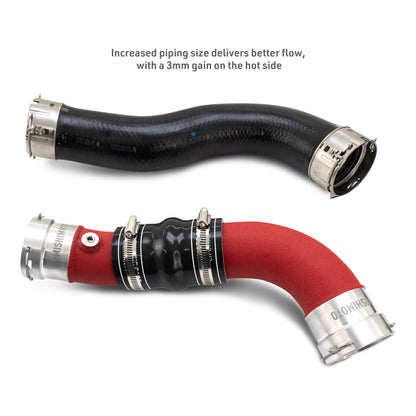 Mishimoto 2024+ Toyota Tacoma Intercooler Pipe Kit - Red