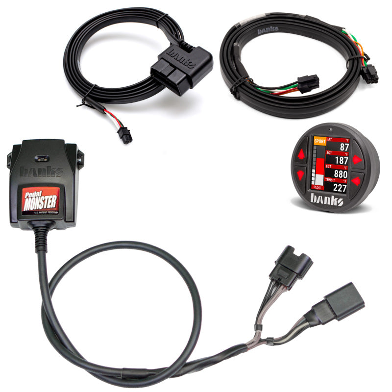 Banks Power Pedal Monster Kit Molex MX64 6-Way CONFIG 2 PM-03 w/iDash Pro 06-07 Chevy 2500/3500