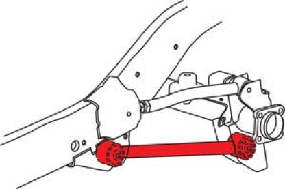 SPC Performance Lower Control Arm w/X Axis Jeep JK