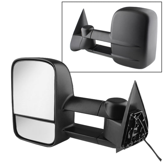 Xtune Chevy Silverado 03-06 Manual Extendable Power Heated Adjust Mirror Left MIR-CSIL03-PW-L