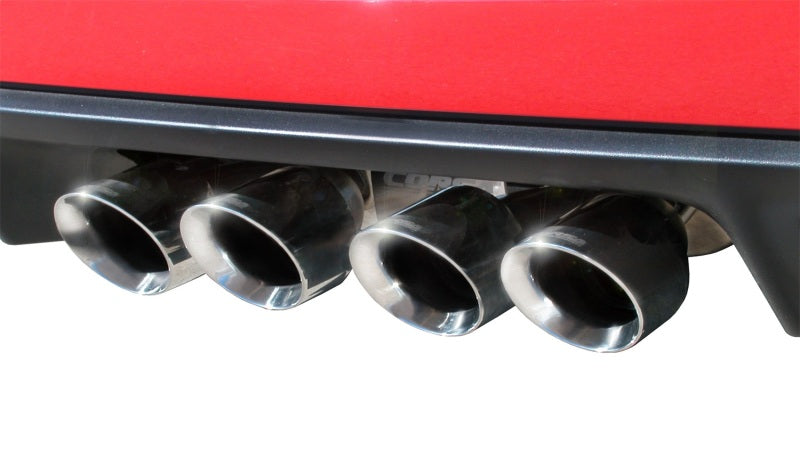 Corsa 05-08 Chevrolet Corvette (C6) 2.5in Xtreme Cat-Back Exhaust - 3.5in Twin Tips