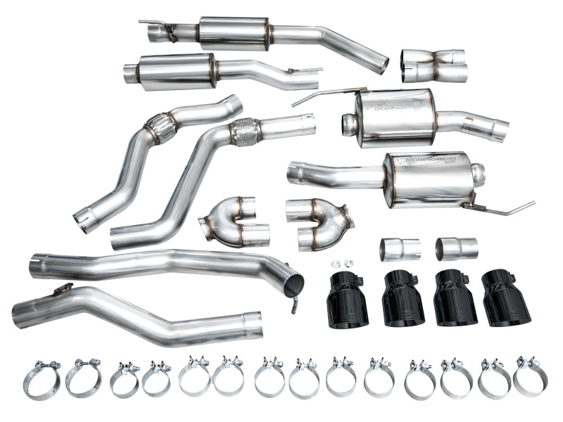 AWE Tuning 20-25 (Only Certain 2026 Models) Ford Explorer ST Touring Ed. Exhaust w/Diamond Blk Tips