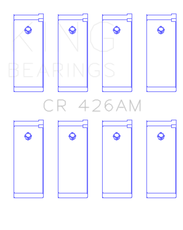 King Engine Bearings Datsun E13/E15/(Size +0.25mm) Connecting Rod Bearing Set