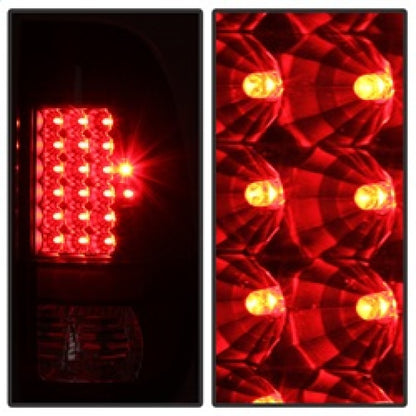xTune Ford Super Duty 08-15 LED Tail Lights Black ALT-JH-FS08-LED-BK