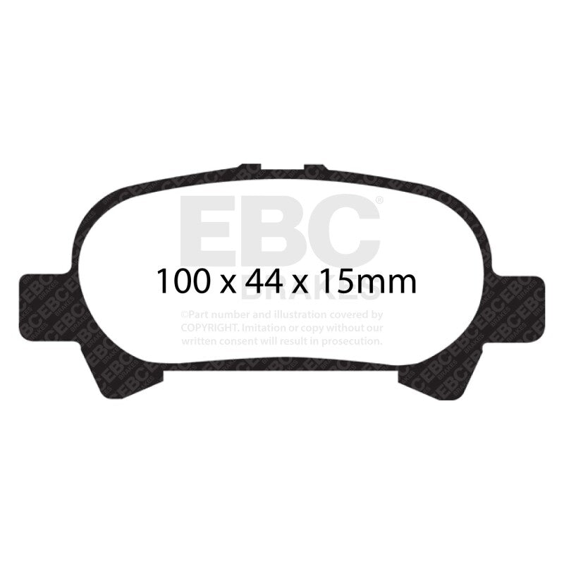 EBC 00-04 Toyota Avalon 3.0 Greenstuff Rear Brake Pads