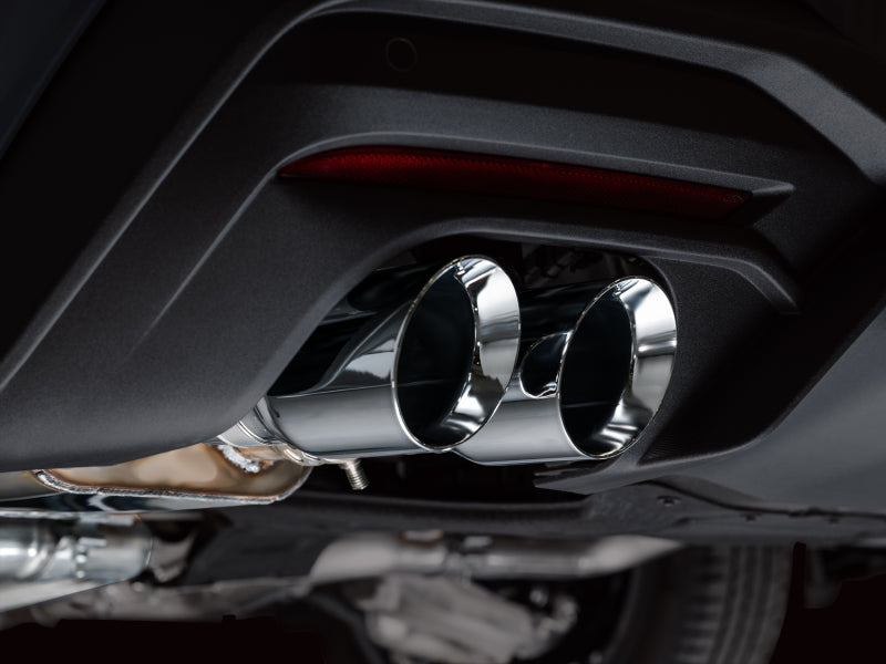 AWE 2024 Ford Mustang GT Fastback S650 RWD SwitchPath Cat-Back Exhaust w/ Quad Chrome Silver Tips