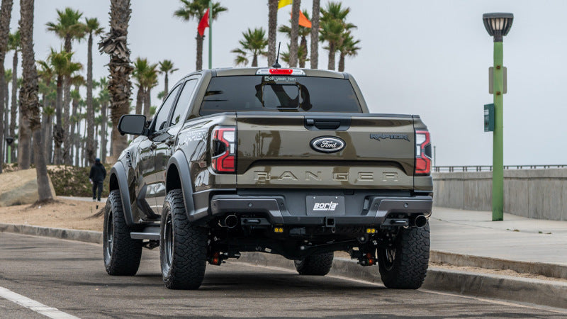 Borla 24-25 Ford Ranger Raptor 2.75in Tailpipe Kit 4in Tip - Ceramic Black