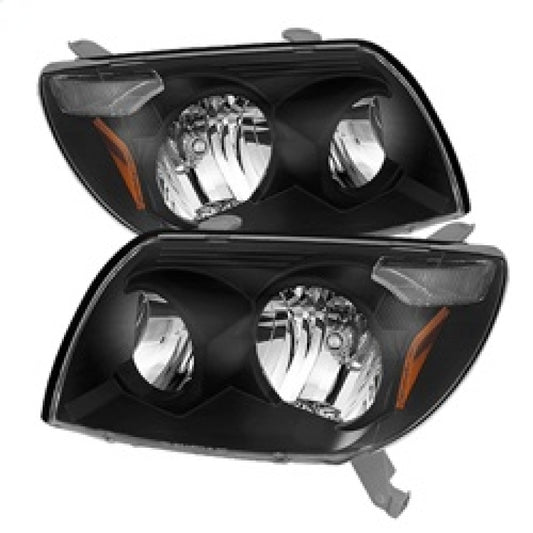 xTune Toyota 4Runner 03-05 Crystal Headlights Black HD-JH-T4R03-AM-BK