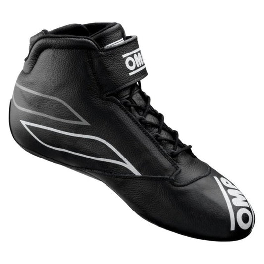 OMP One-S Shoes Black/White/Silver - Size 40 (Fia 8856-2018)