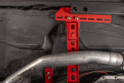 UMI Performance 78-88 GM G-Body Modular Adjustable Transmission Crossmember - Red