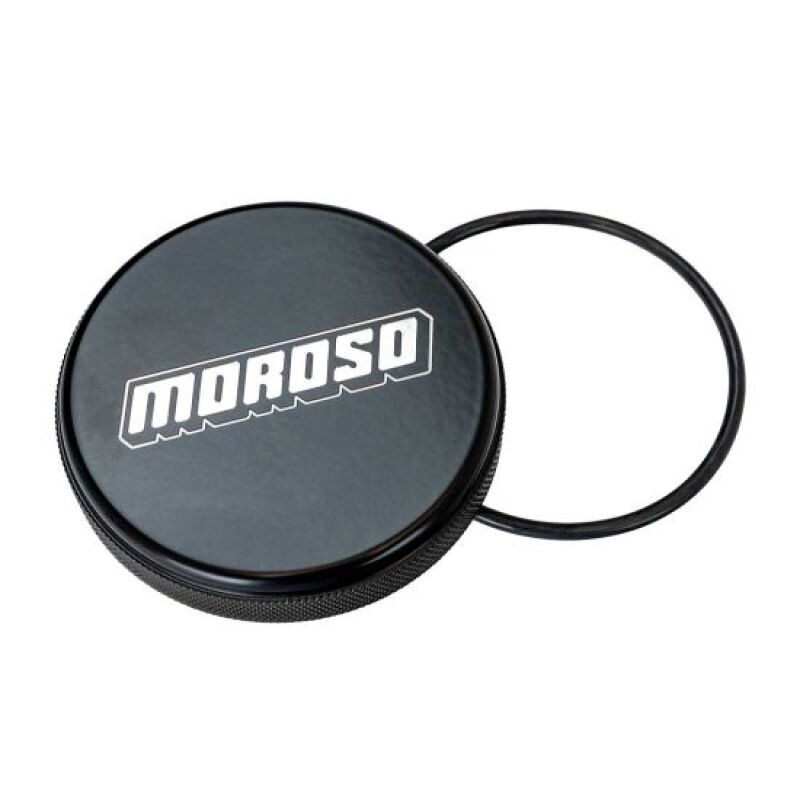 Moroso Replacement Cap Dry Sump Tank - Black w/Logo