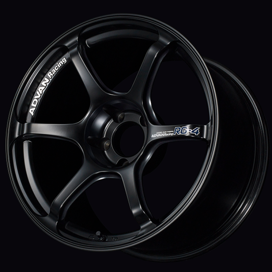 Advan RG-4 17x10.0 / +35 Offset / 5x114.3 / 73mm Bore / Semi Gloss Black