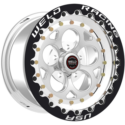Weld Magnum III 15x10 / 5x4.5 BP / 3.5in. BS Black Wheel - Black Single Beadlock MT